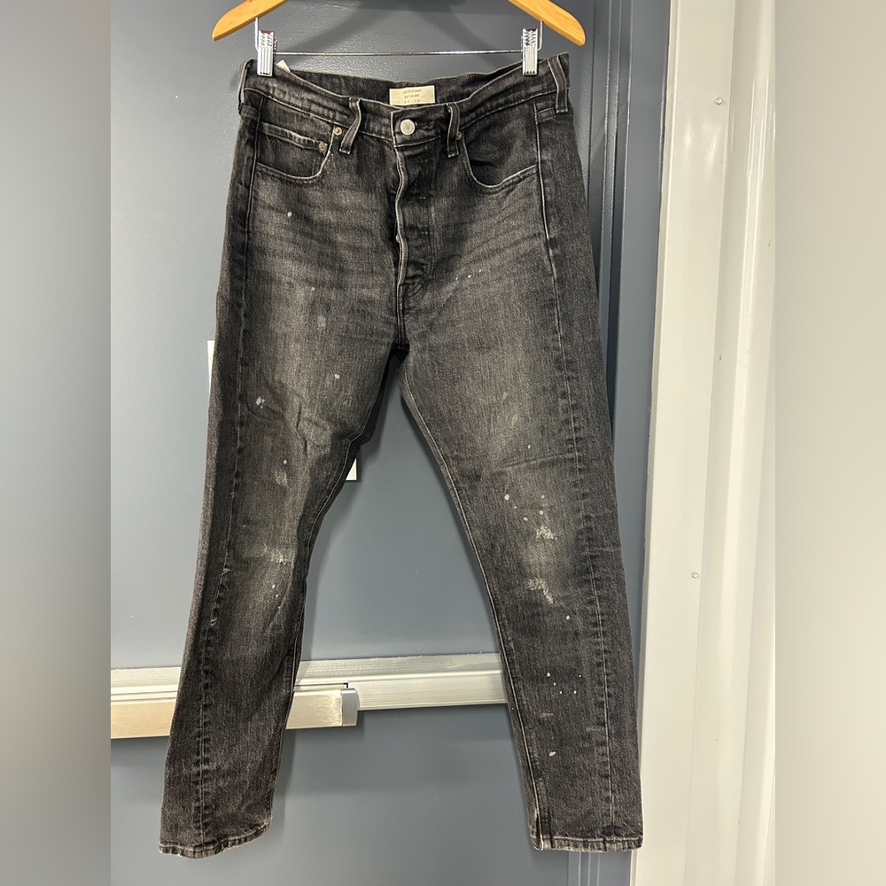 Levi’s Altered Skinny Black / Grey Denim Jeans 30” x 30”